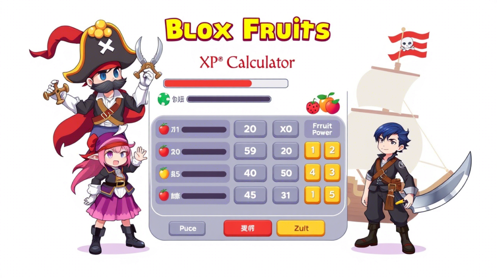 Blox Fruits XP Calculator