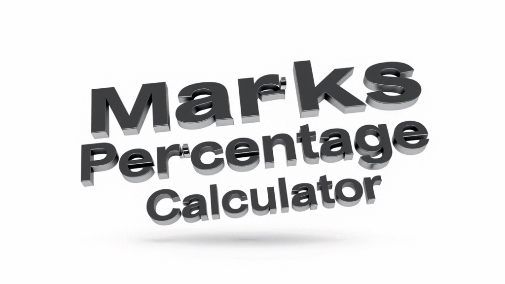 Marks Percentage Calculator